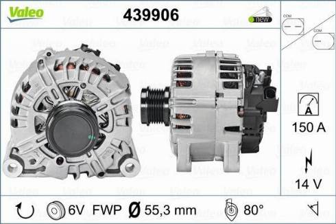 Valeo TG15C169 - Генератор autospares.lv