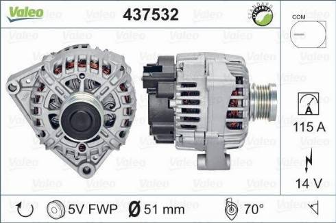 Valeo TG11C059 - Генератор autospares.lv