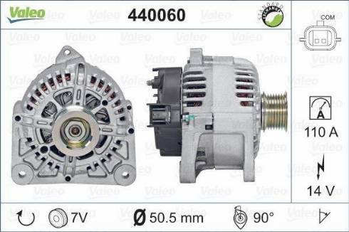 Valeo TG11C065 - Генератор autospares.lv