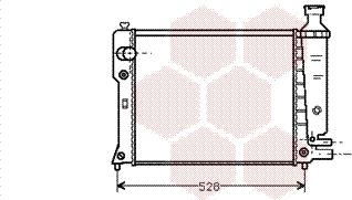 Van Wezel 40002092 - Радиатор, охлаждение двигателя autospares.lv