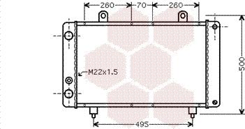 Van Wezel 40002319 - Радиатор, охлаждение двигателя autospares.lv