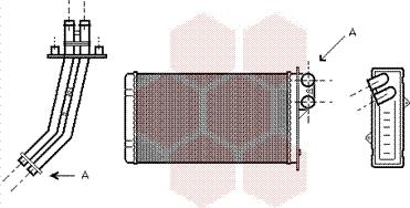 Van Wezel 43006170 - Теплообменник, отопление салона autospares.lv