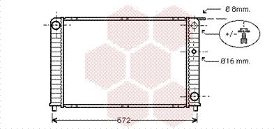 Van Wezel 59002088 - Радиатор, охлаждение двигателя autospares.lv