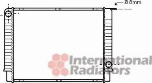 Van Wezel 59002145 - Радиатор, охлаждение двигателя autospares.lv