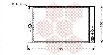 Van Wezel 59002141 - Радиатор, охлаждение двигателя autospares.lv