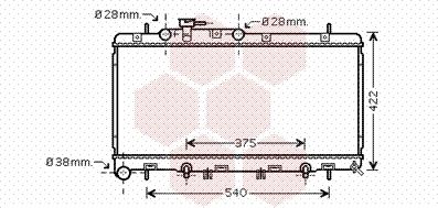 Van Wezel 51002059 - Радиатор, охлаждение двигателя autospares.lv