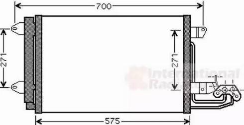 TEMPEST TP.1594684 - Конденсатор кондиционера autospares.lv