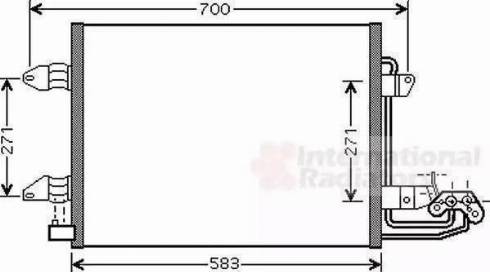 Parts-Mall PXNCX-071T - Конденсатор кондиционера autospares.lv