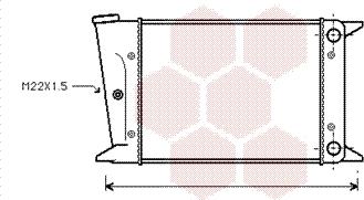 Van Wezel 58002044 - Радиатор, охлаждение двигателя autospares.lv