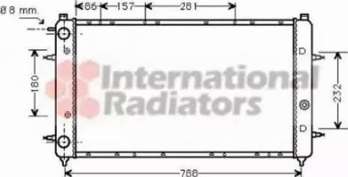 Ava Quality Cooling VW 2114 - Радиатор, охлаждение двигателя autospares.lv