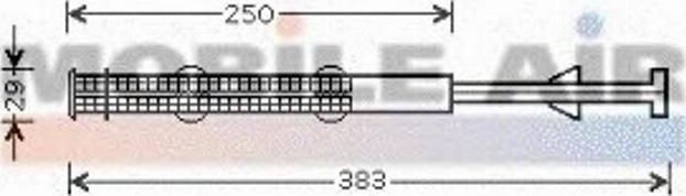 Van Wezel 5800D237 - Осушитель, кондиционер autospares.lv