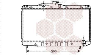 Van Wezel 53002099 - Радиатор, охлаждение двигателя autospares.lv