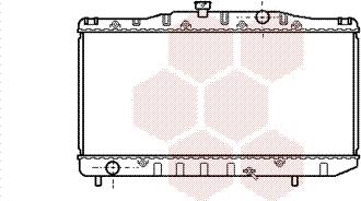 Van Wezel 53002061 - Радиатор, охлаждение двигателя autospares.lv