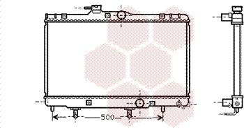 Van Wezel 53002156 - Радиатор, охлаждение двигателя autospares.lv