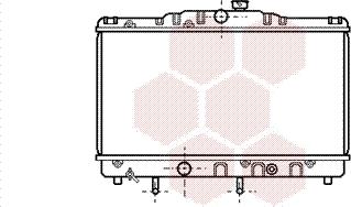 Van Wezel 53002116 - Радиатор, охлаждение двигателя autospares.lv