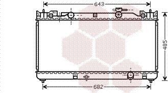 Van Wezel 53002341 - Радиатор, охлаждение двигателя autospares.lv