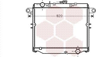 Van Wezel 53002379 - Радиатор, охлаждение двигателя autospares.lv