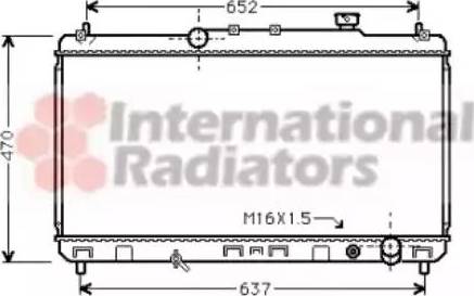 Van Wezel 53002235 - Радиатор, охлаждение двигателя autospares.lv