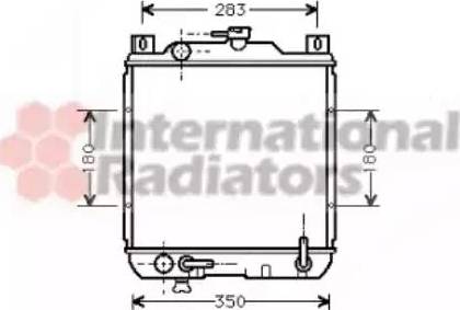 Van Wezel 52002014 - Радиатор, охлаждение двигателя autospares.lv