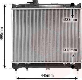 Van Wezel 52002015 - Радиатор, охлаждение двигателя autospares.lv