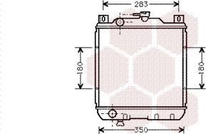 Van Wezel 52002018 - Радиатор, охлаждение двигателя autospares.lv