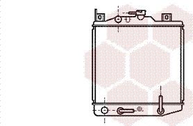 Van Wezel 52002023 - Радиатор, охлаждение двигателя autospares.lv