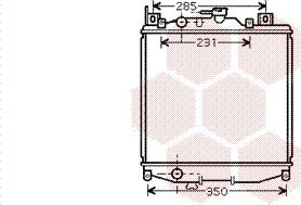 Van Wezel 52002022 - Радиатор, охлаждение двигателя autospares.lv