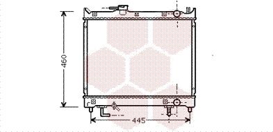 Van Wezel 52002071 - Радиатор, охлаждение двигателя autospares.lv