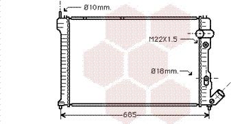 Van Wezel 09002071 - Радиатор, охлаждение двигателя autospares.lv