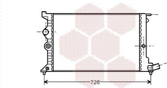 Van Wezel 09002072 - Радиатор, охлаждение двигателя autospares.lv