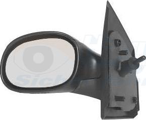 Van Wezel 0917803 - Наружное зеркало autospares.lv