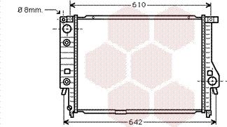 Van Wezel 06002136 - Радиатор, охлаждение двигателя autospares.lv