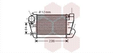 Van Wezel 03004250 - Интеркулер, теплообменник турбины autospares.lv