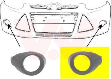 Van Wezel 1945497 - Облицовка, бампер autospares.lv