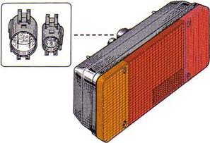 Van Wezel 1650925 - Задний фонарь autospares.lv