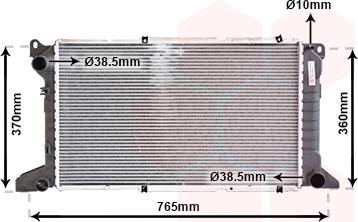 Van Wezel 18002204 - Радиатор, охлаждение двигателя autospares.lv