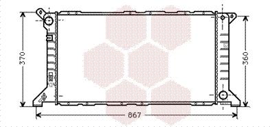 Van Wezel 18002206 - Радиатор, охлаждение двигателя autospares.lv