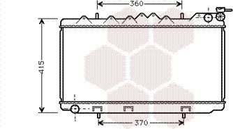 Van Wezel 13002096 - Радиатор, охлаждение двигателя autospares.lv