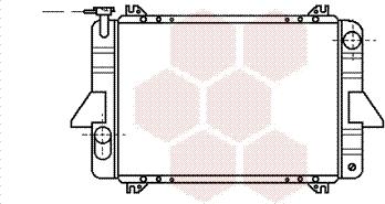 Van Wezel 13002088 - Радиатор, охлаждение двигателя autospares.lv