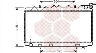 Van Wezel 13002135 - Радиатор, охлаждение двигателя autospares.lv