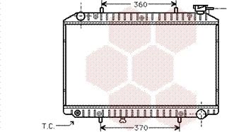 Van Wezel 13002171 - Радиатор, охлаждение двигателя autospares.lv