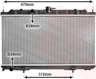 Van Wezel 13002245 - Радиатор, охлаждение двигателя autospares.lv