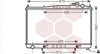 Van Wezel 13002232 - Радиатор, охлаждение двигателя autospares.lv