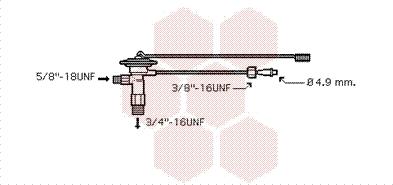 Van Wezel 17001307 - Расширительный клапан, кондиционер autospares.lv