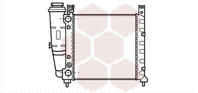 Van Wezel 17002038 - Радиатор, охлаждение двигателя autospares.lv