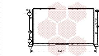 Van Wezel 17002142 - Радиатор, охлаждение двигателя autospares.lv