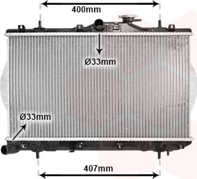 Van Wezel 82002047 - Радиатор, охлаждение двигателя autospares.lv