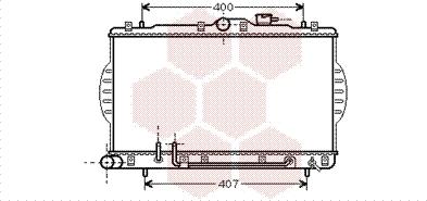 Van Wezel 82002034 - Радиатор, охлаждение двигателя autospares.lv