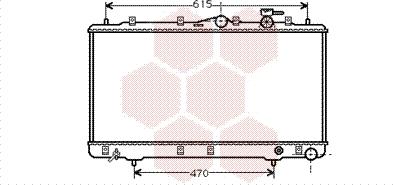 Van Wezel 82002026 - Радиатор, охлаждение двигателя autospares.lv