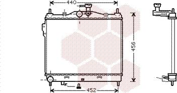 Van Wezel 82002101 - Радиатор, охлаждение двигателя autospares.lv